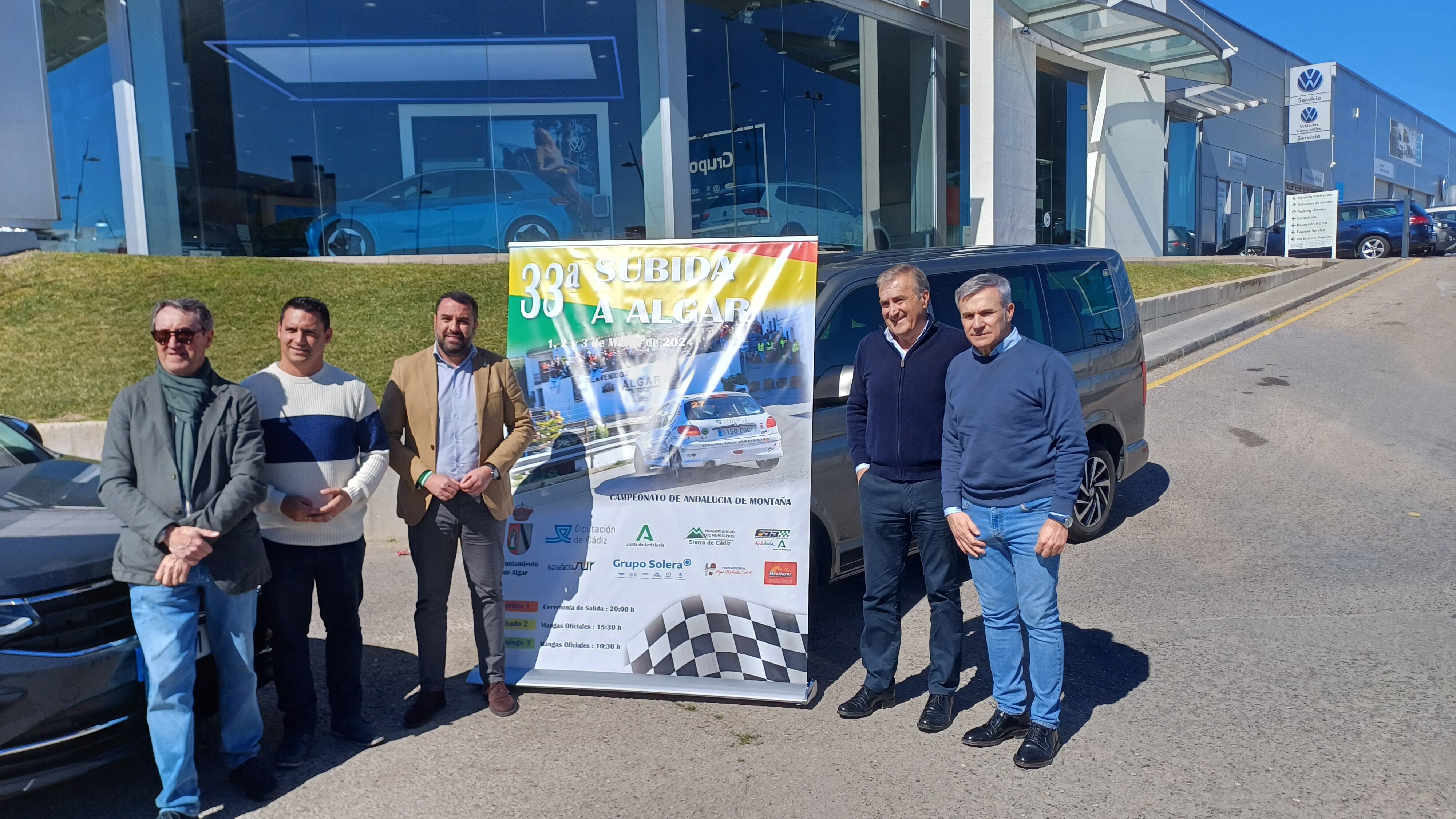 Presentación de la Subida a Algar en las instalaciones de Solera Motor