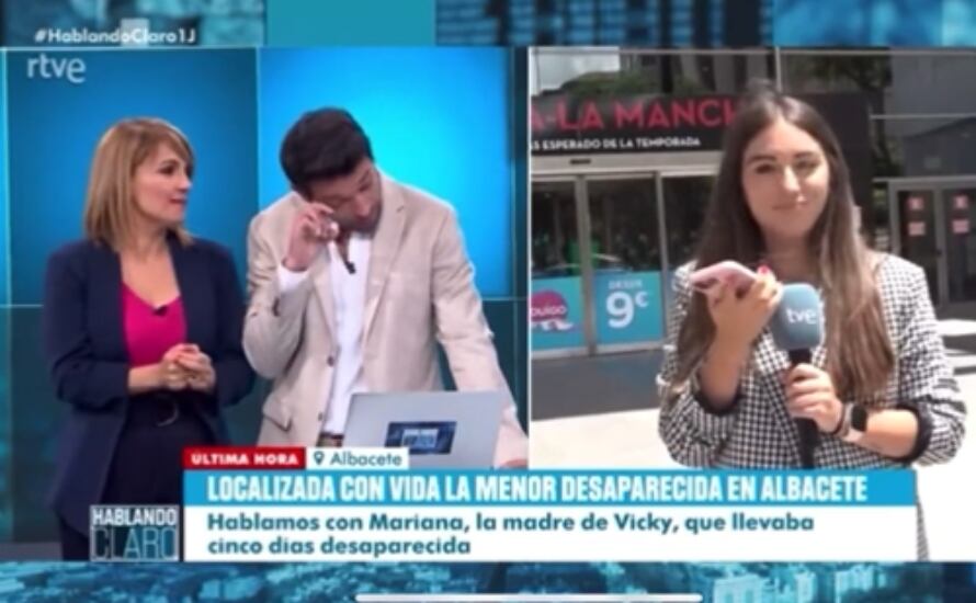 Marc Calderó se emociona en directo / TVE