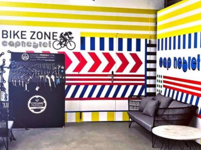 Instalaciones para bicicletas del Hotel Cap Negret