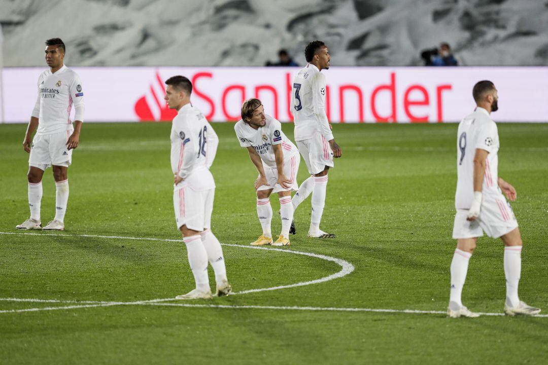 Casemiro, Militao, Benzema, Jovic y Modric