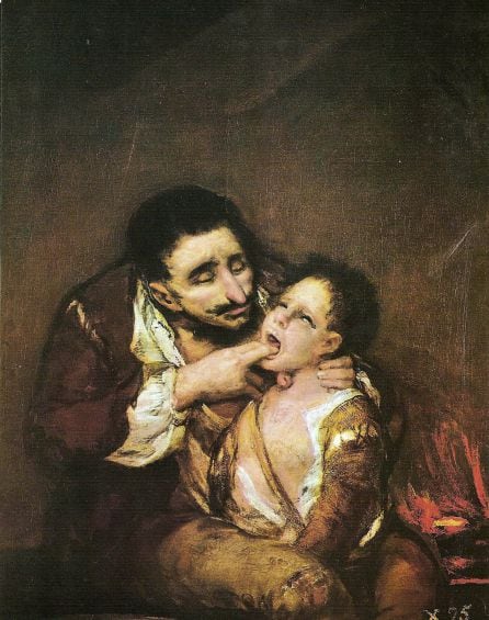 &#039;El lazarillo de Tormes (antes llamado &quot;El garrotillo&quot;)&#039; de Goya, pintado entre 1808 y 1812..