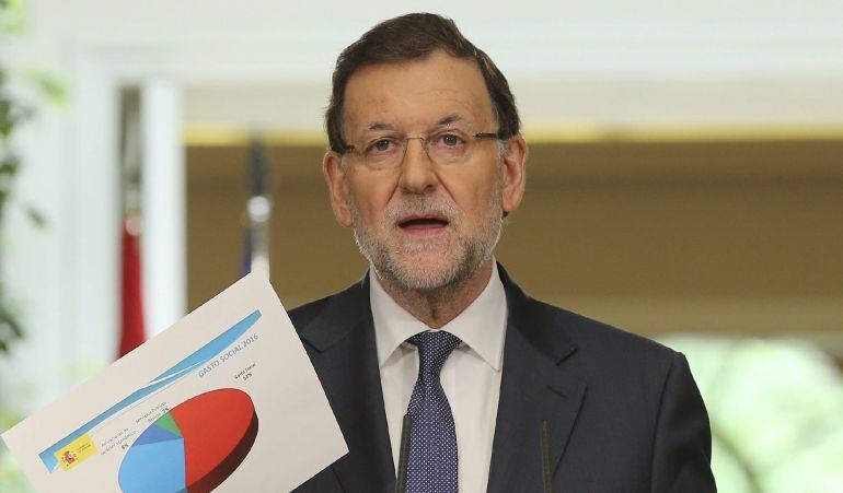 El presidente del Gobierno, Mariano Rajoy explica las prioridades de los próximos meses en una comparecencia tras la última reunión del Consejo de Ministros del curso político