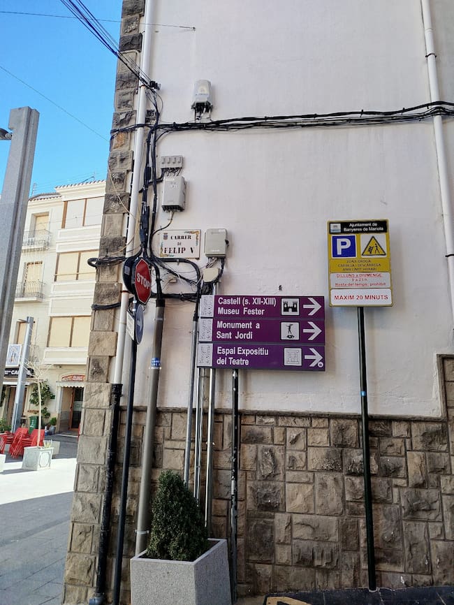 Calle Felipe V en Banyeres de Mariola