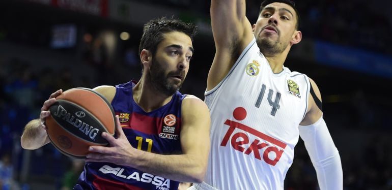 Juan Carlos Navarro, en un encuentro contra el Real Madrid.