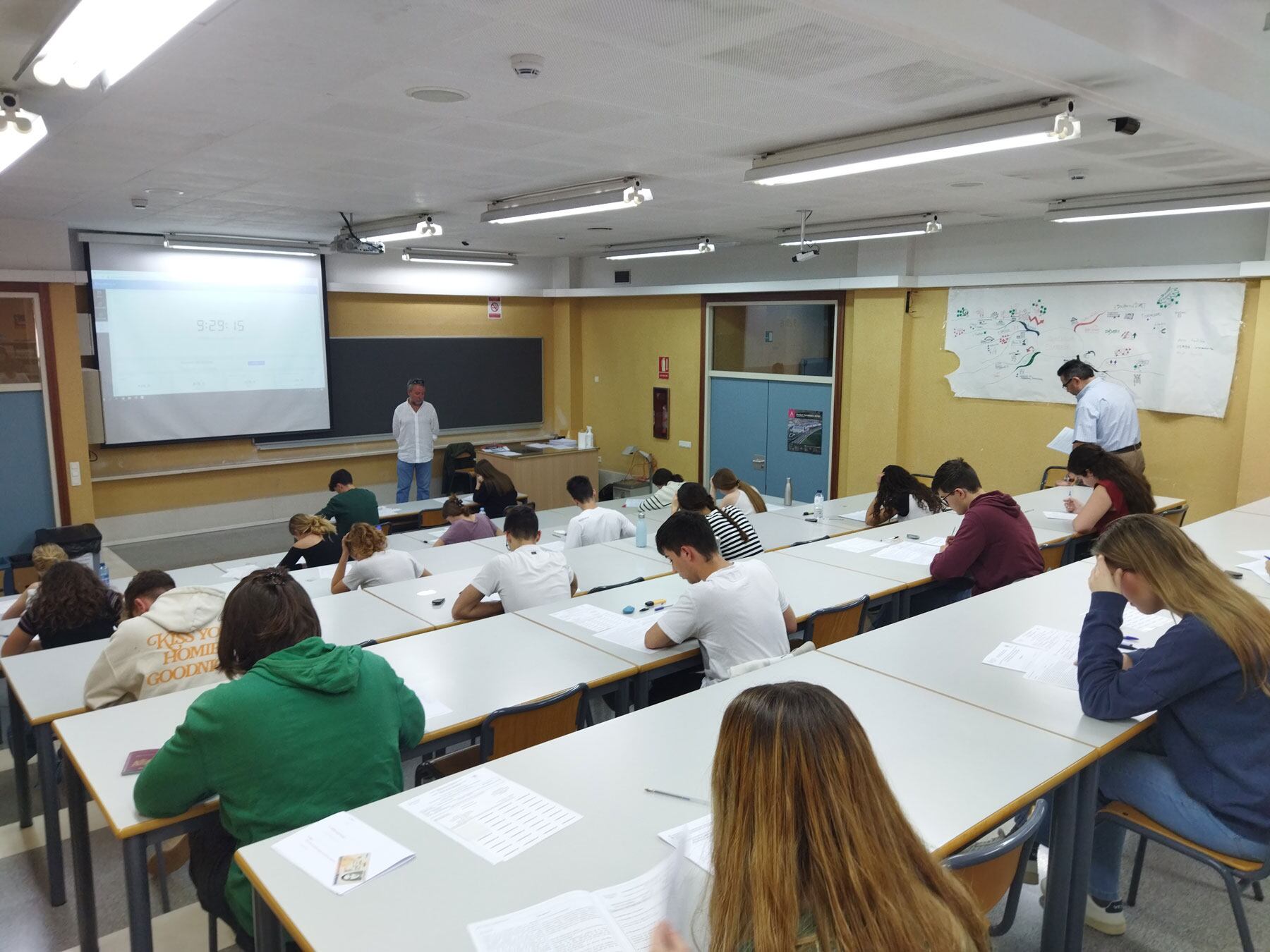 Imagen de las pruebas que tuvieron lugar en el Campus de Alcoy de la UPV