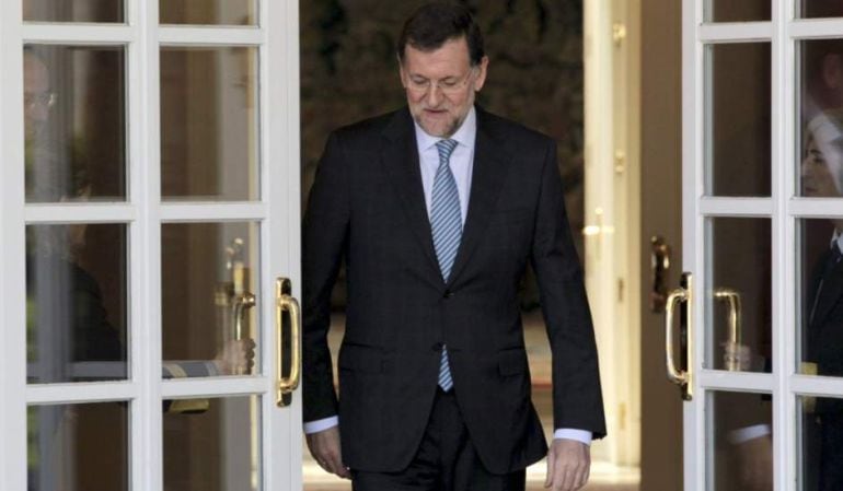 El presidente del Gobierno, Mariano Rajoy, en una imagen de archivo en el Palacio de la Moncloa