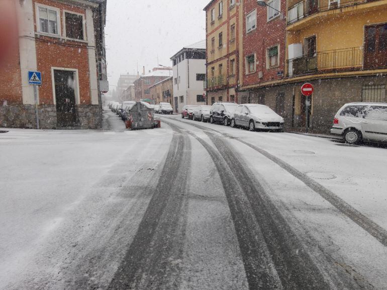 Estado de la Calle Santa Teresa de Jesús a primera hora de la mañana