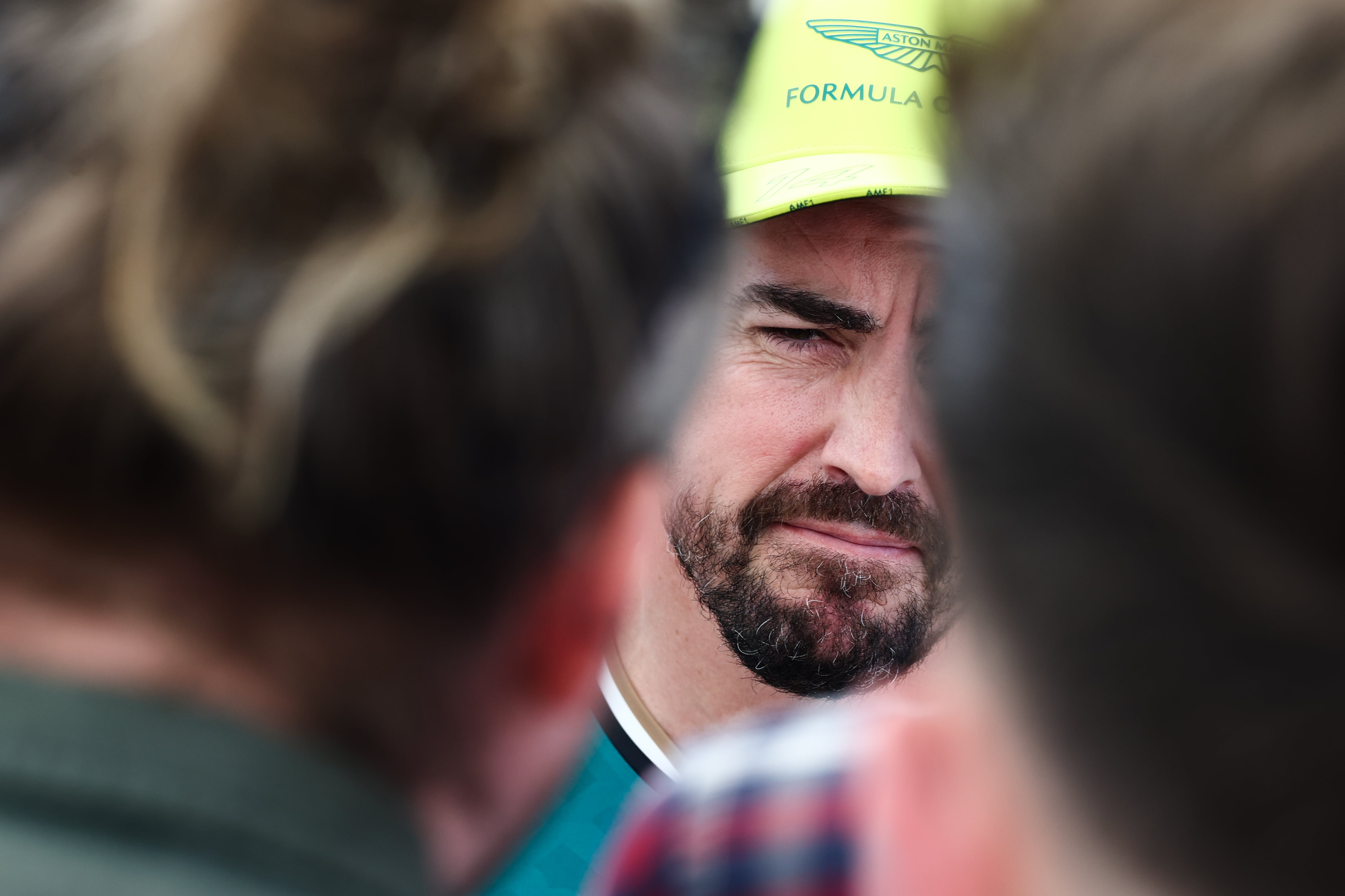 Fernando Alonso, durante el GP de Abu Dhabi. (Jakub Porzycki/NurPhoto via Getty Images)