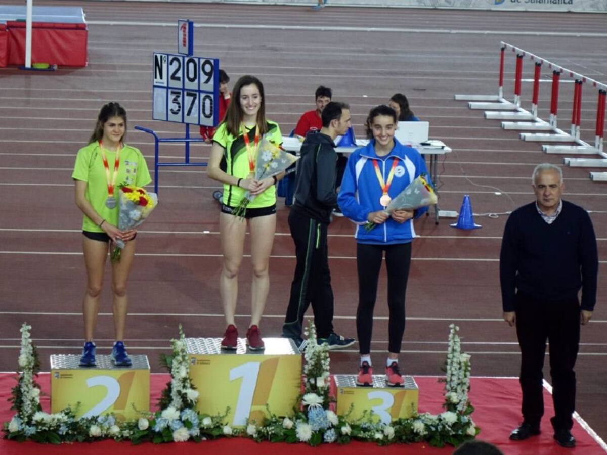 Águeda Muñoz Marqués, subcampeona de España en pista cubierta