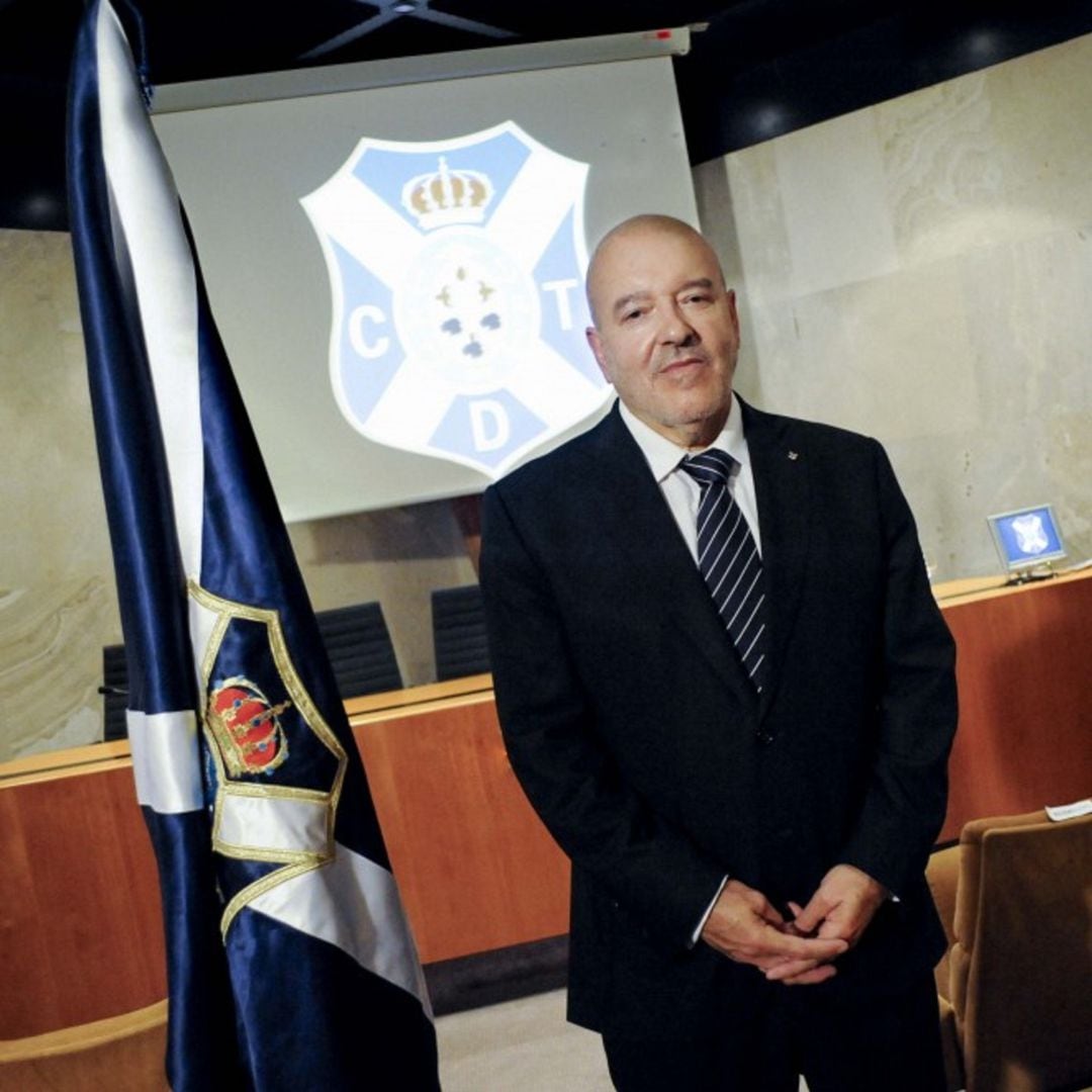 El presidente del CD Tenerife confía en poder finalizar la temporada en curso