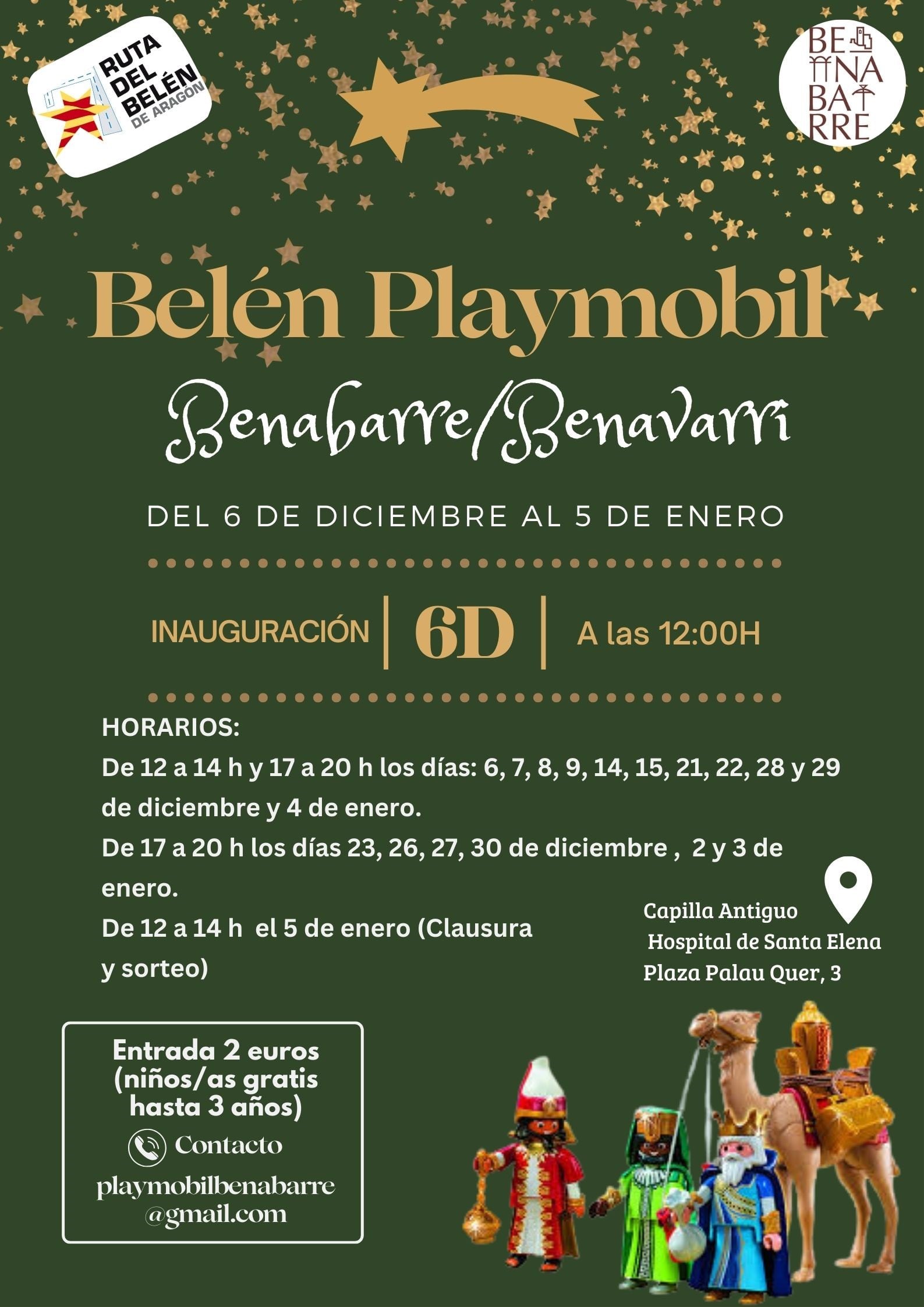 Cartel del Belén de Benabarre