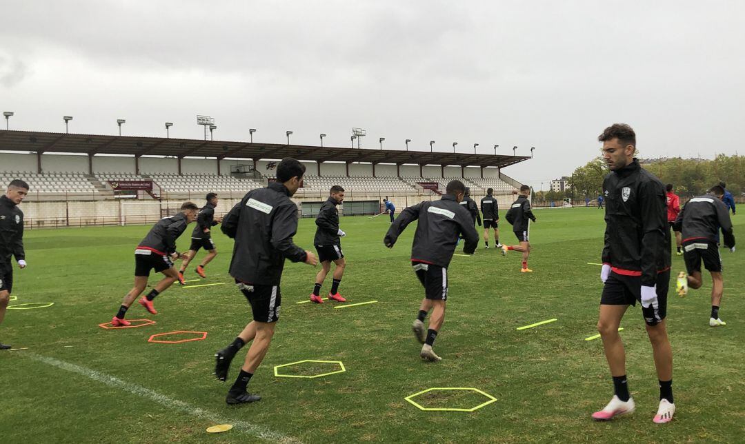 El Logroñés en un entrenamiento.