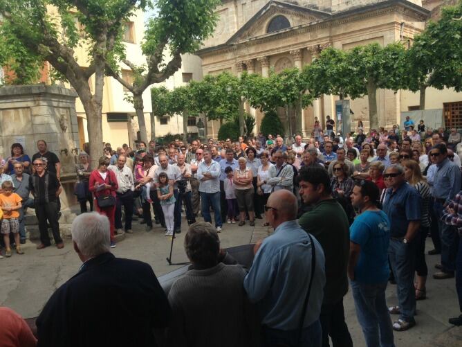 250 persones es concentren a Vilallonga del Camp per denunciar agressions dels pagesos per part dels lladres