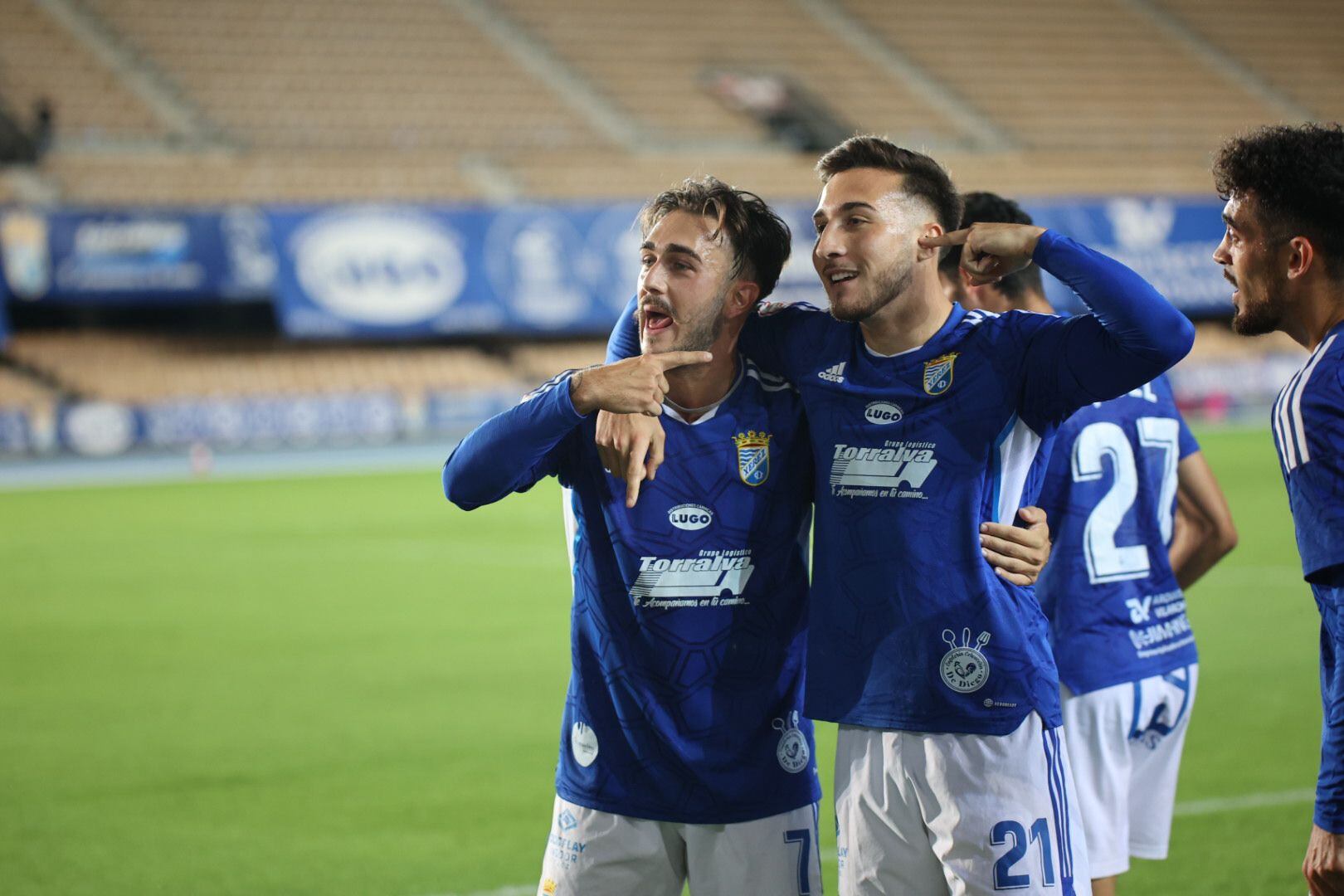 Joseliyo celebra el gol en Chapín
