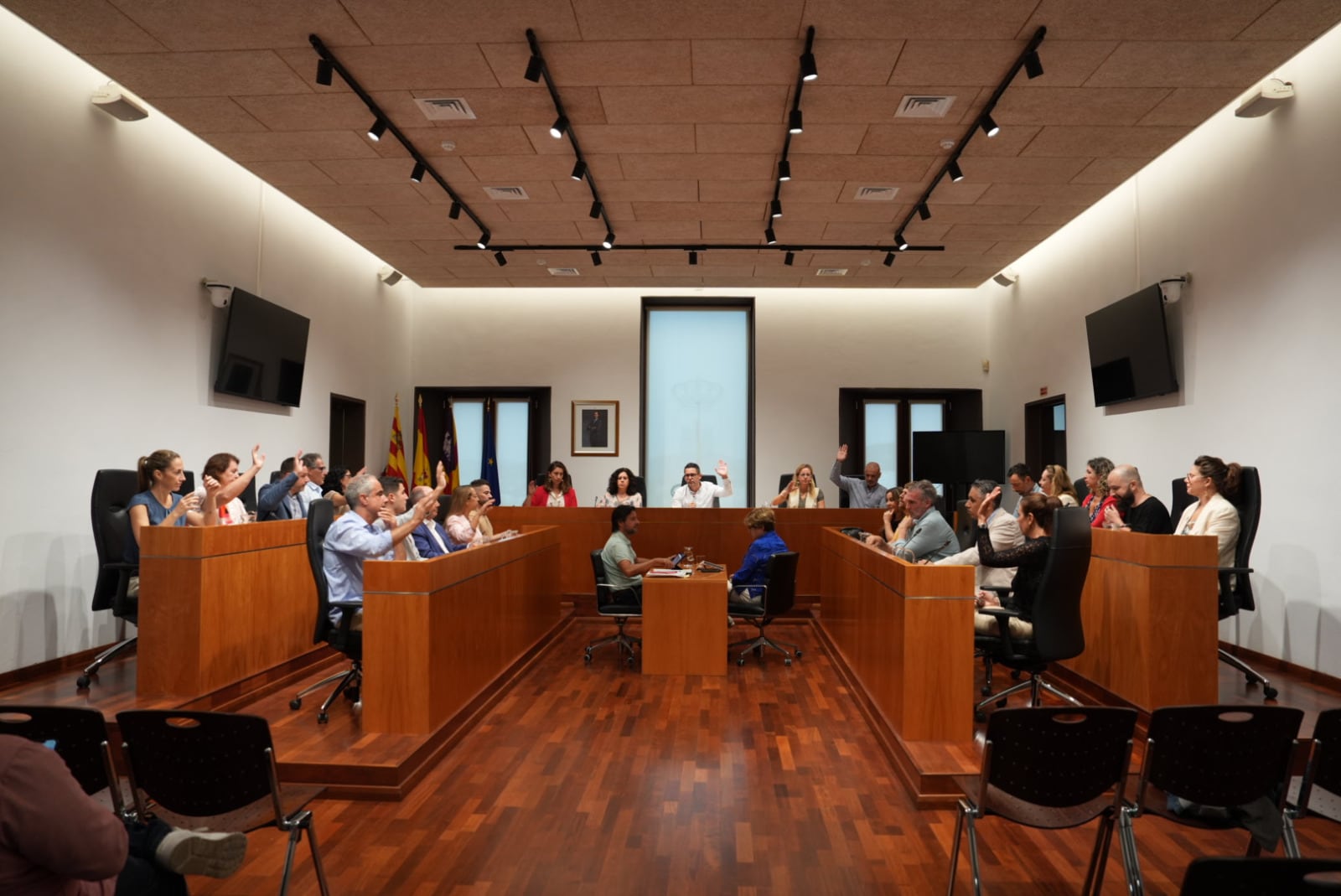 Imagen del pleno de Vila