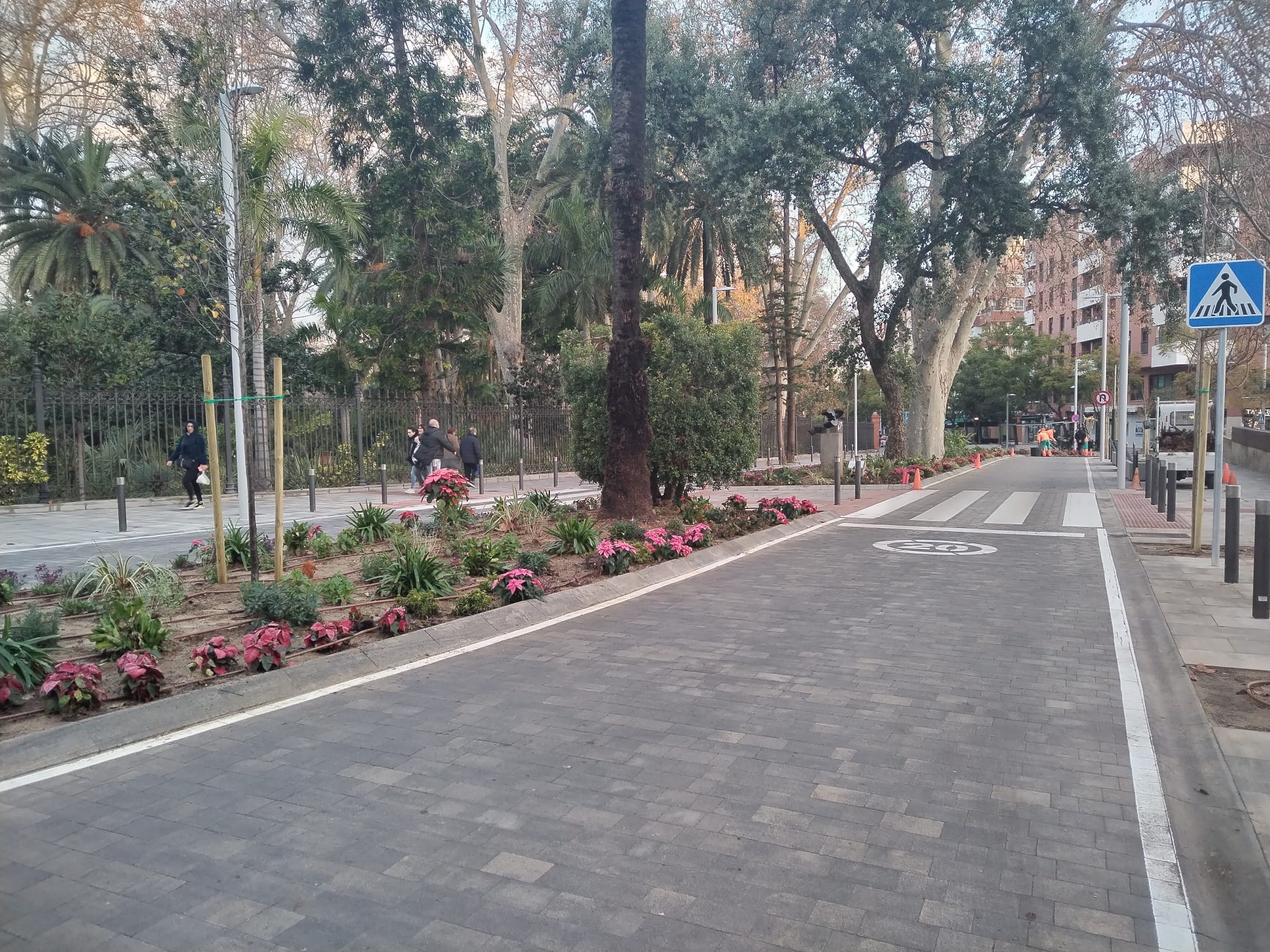 Avenida Blas Infante este martes