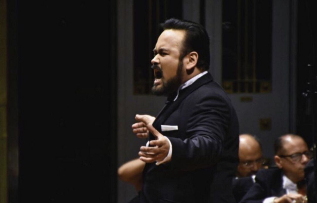 Imagen del tenor mexicano Javier Camarena 