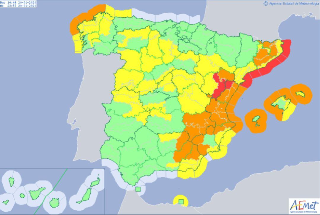 Alerta por viento y nieve en la provincia de Ávila pro el temporal Gloria