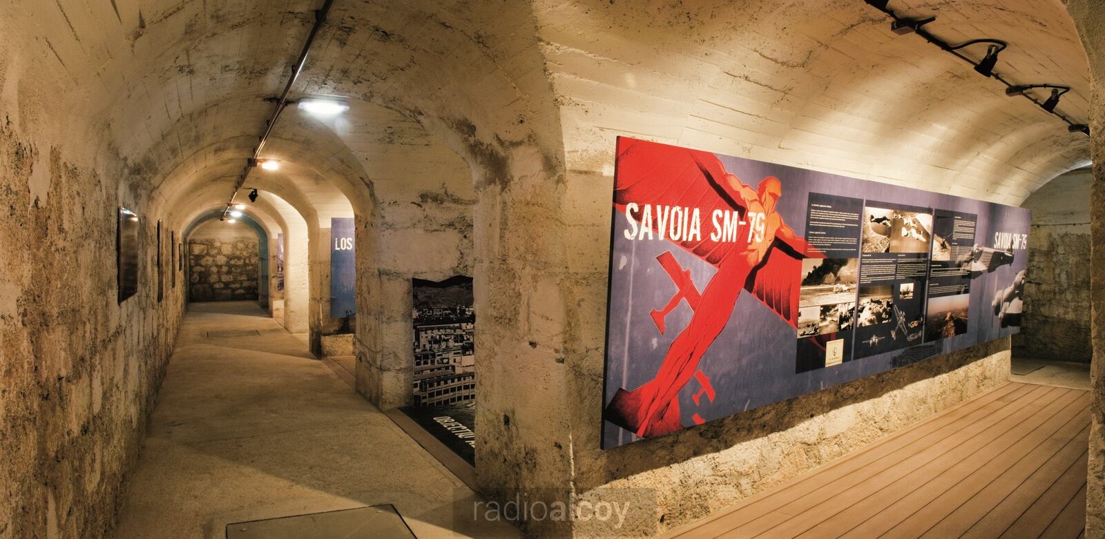 Refugio antiaéreo de Cervantes en Alcoy