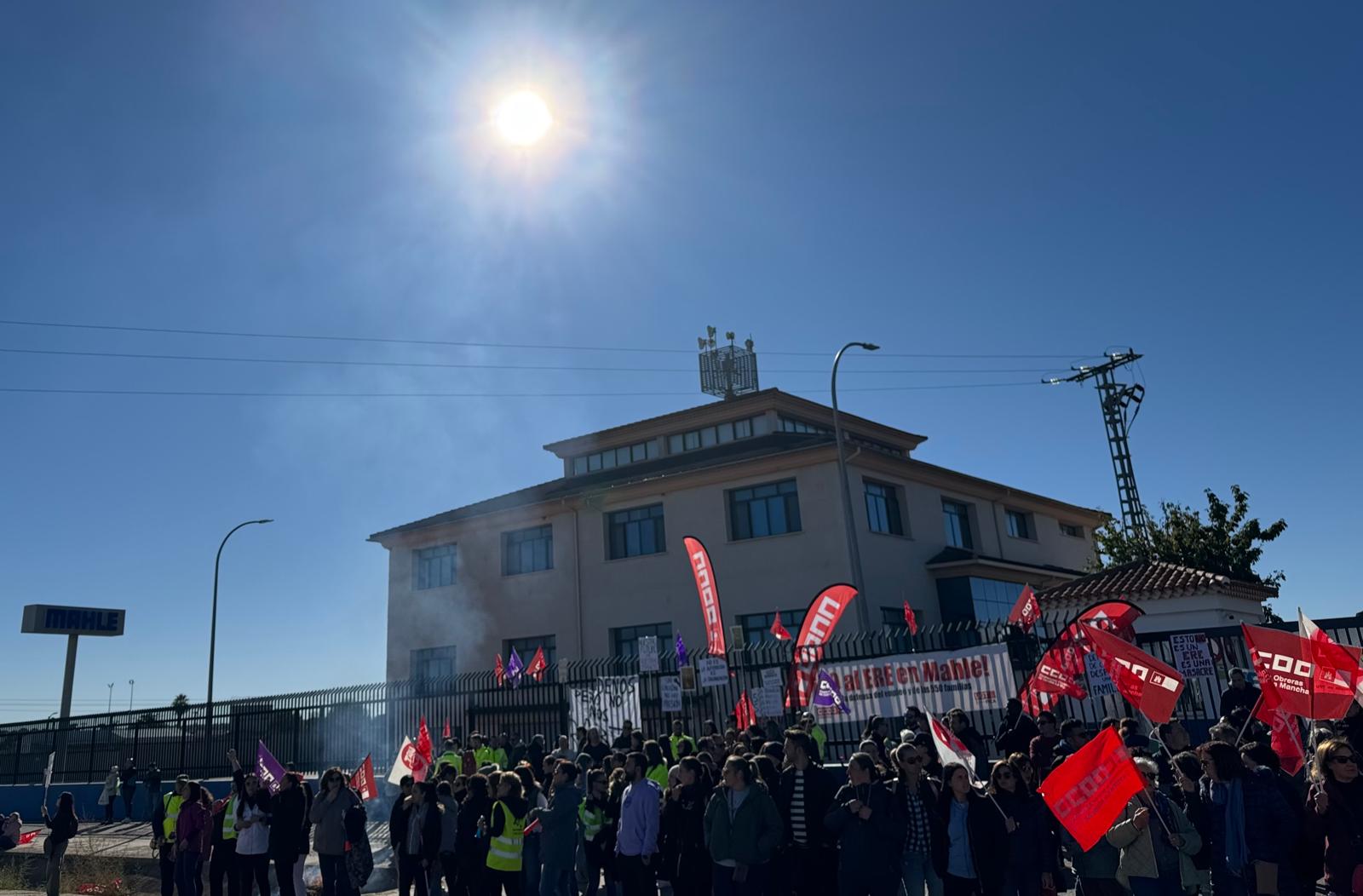 Huelga Mahle Motilla del Palancar, segundo día