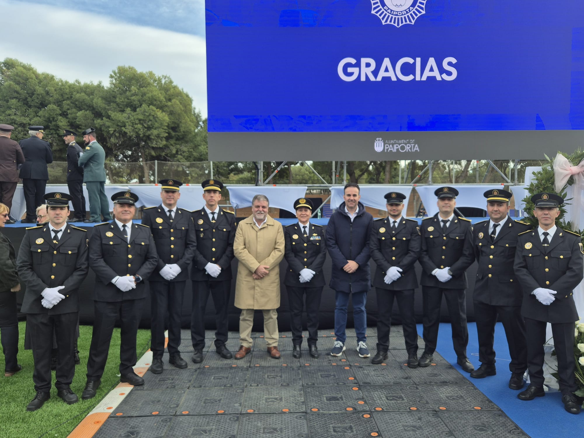 La policía local de Villena en Paiporta