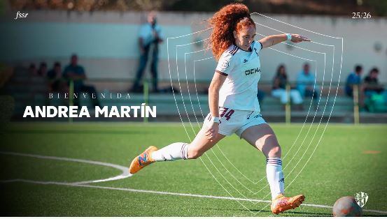 Andrea Martín es nueva jugadora para la SD Huesca Femenino
