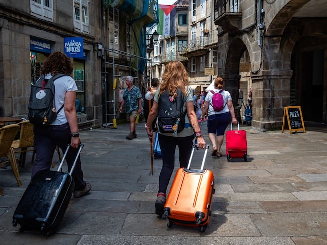 turistas por la ciudad