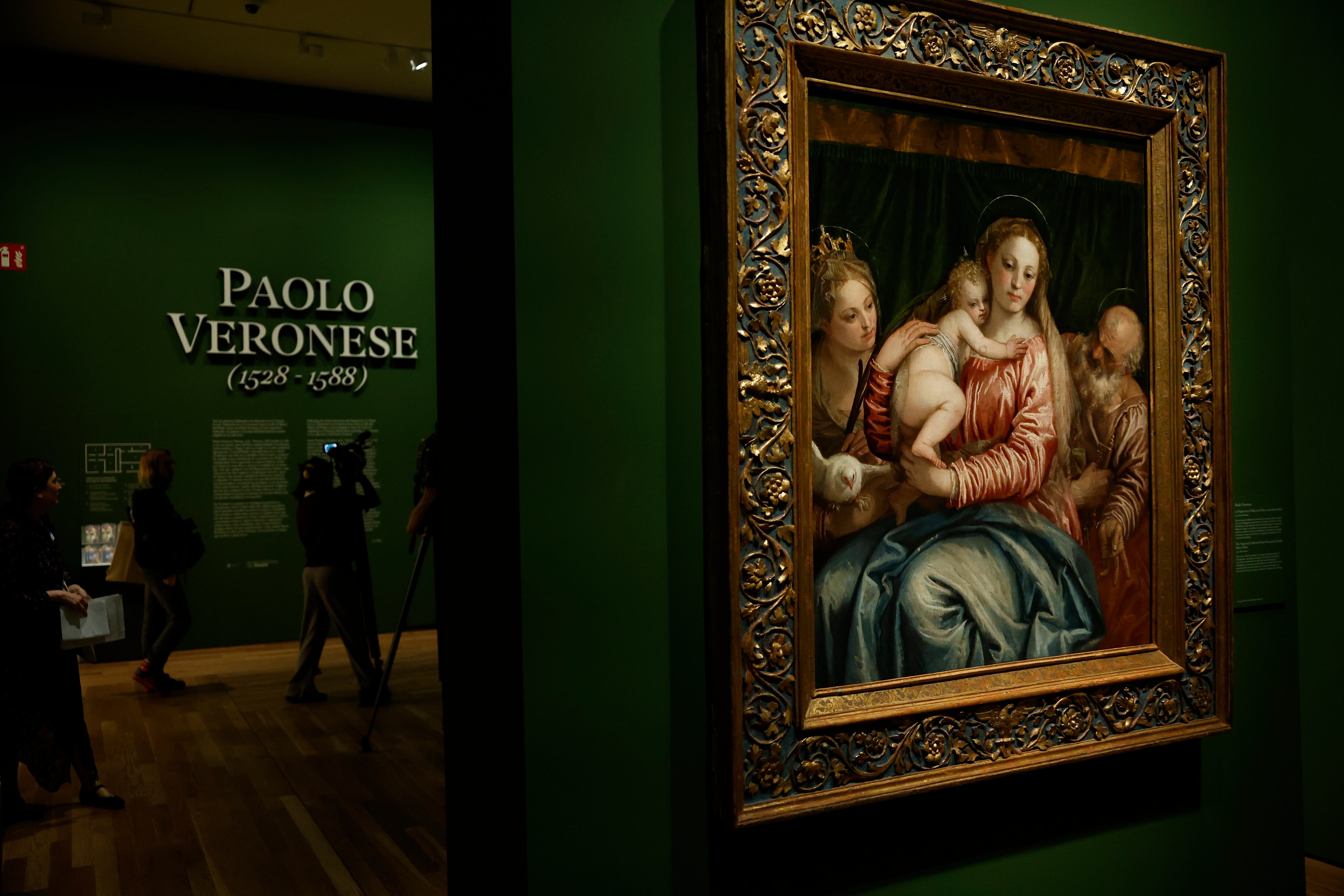 &#039;La Virgen con el Niño, san Pedro y una santa mártir&#039;, de Paolo Veronese en la presentación de la primera gran exposición monográfica del maestro italiano en El Prado