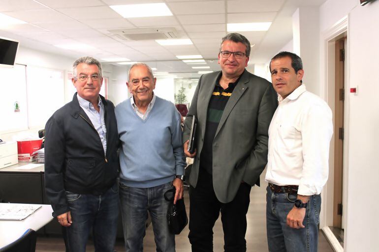 Antonio Ardid, Cecilio Nieto, Fernando Llopis y Carlos Arcaya