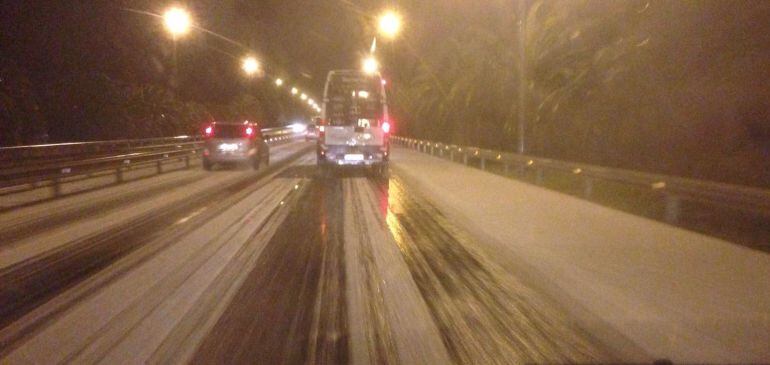 Granizada en Guamasa