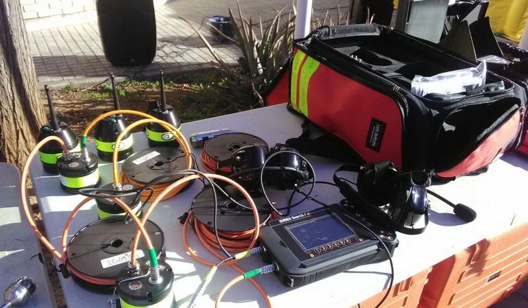 Parte del equipamiento a disposición de la UREC