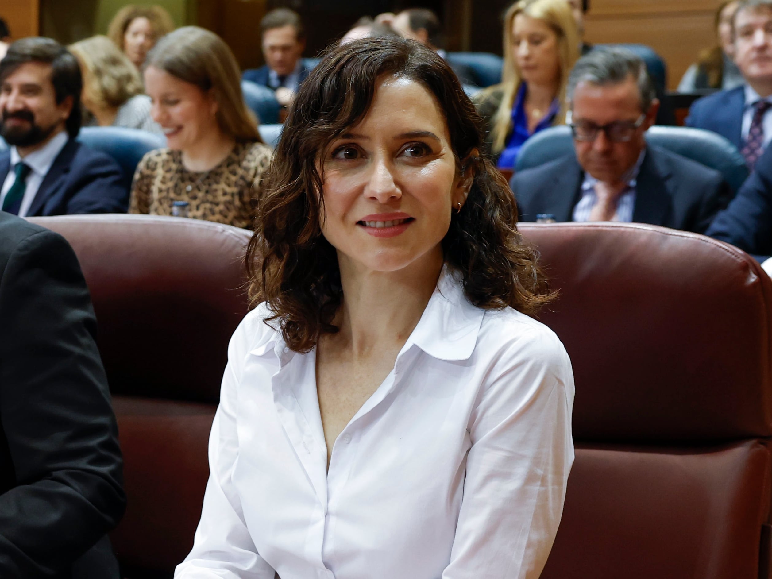 La presidenta de la Comunidad de Madrid, Isabel Díaz Ayuso