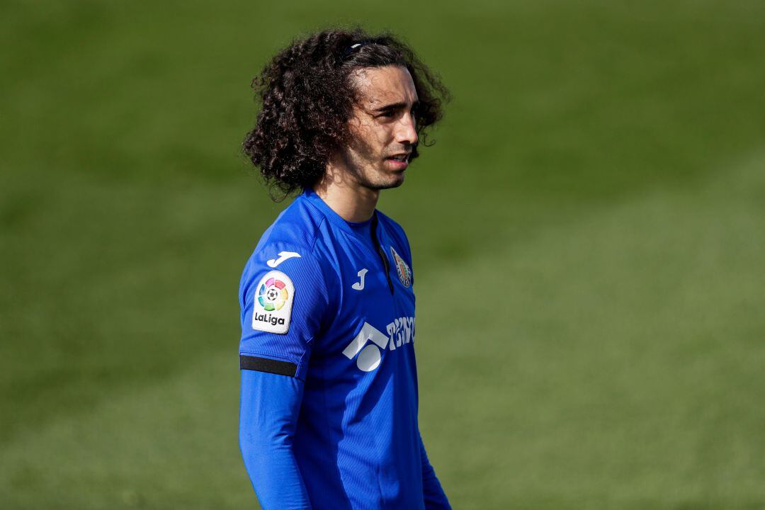 Cucurella, en un partido con el Getafe