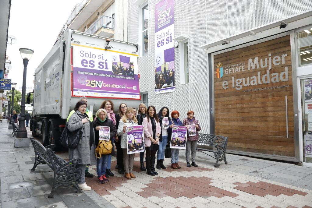El consejo local de la mujer de Getafe ha participado en la programación del 25-N
