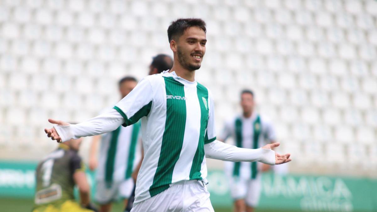 Diego Domínguez durante su etapa en el Córdoba CF