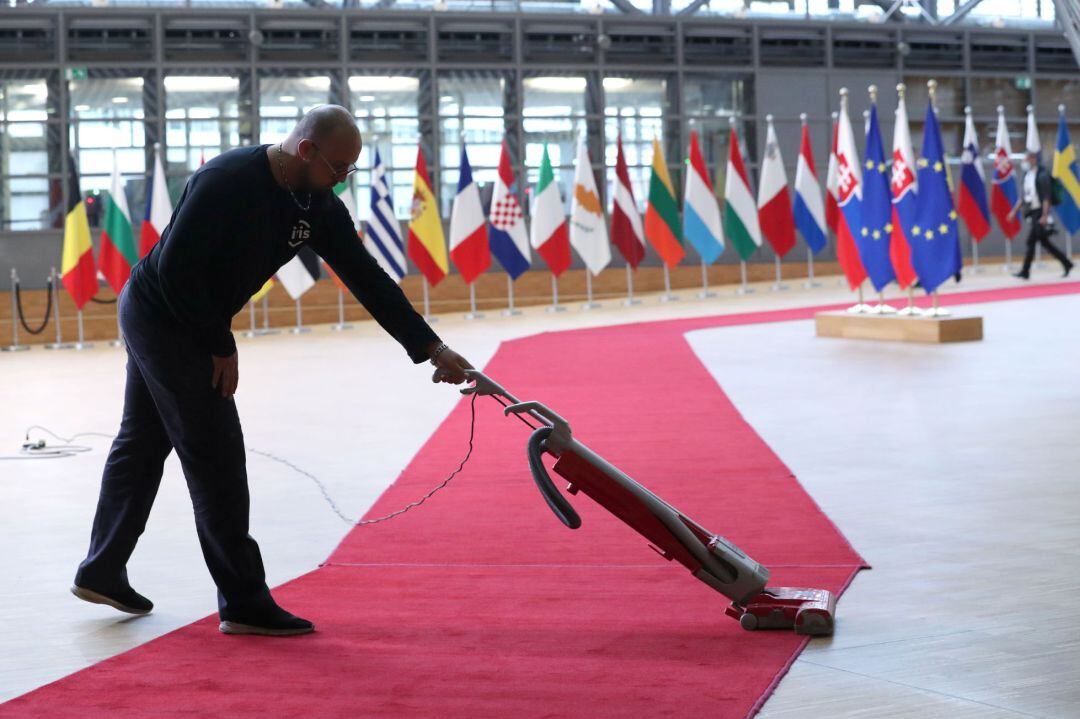 Preparativos para la cumbre de la UE que debate el fondo de recuperación del COVID-19.