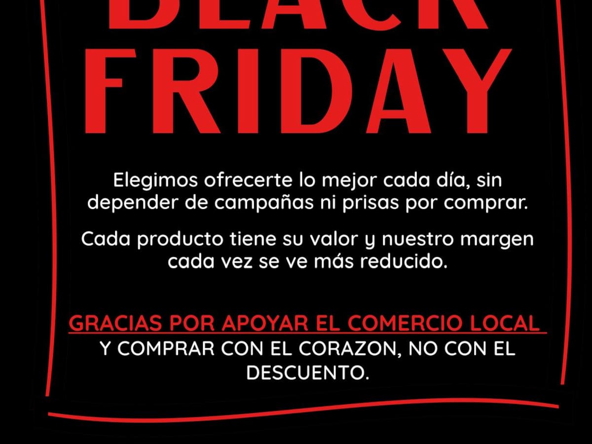 Pequeños comercios de Ribadeo deciden no participar en la campaña de Black Friday
