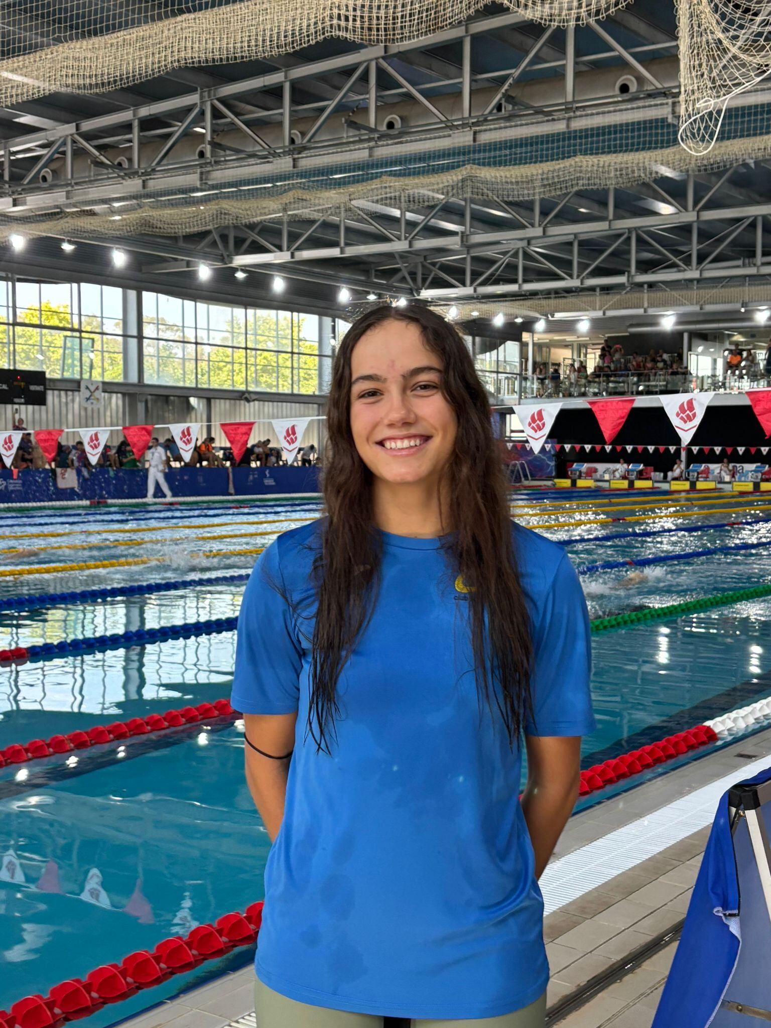 Andrea Soriano, del CN Xàtiva, en el Campeonato de Esapaña Junior de Verano (Imágen: CN Xàtiva)