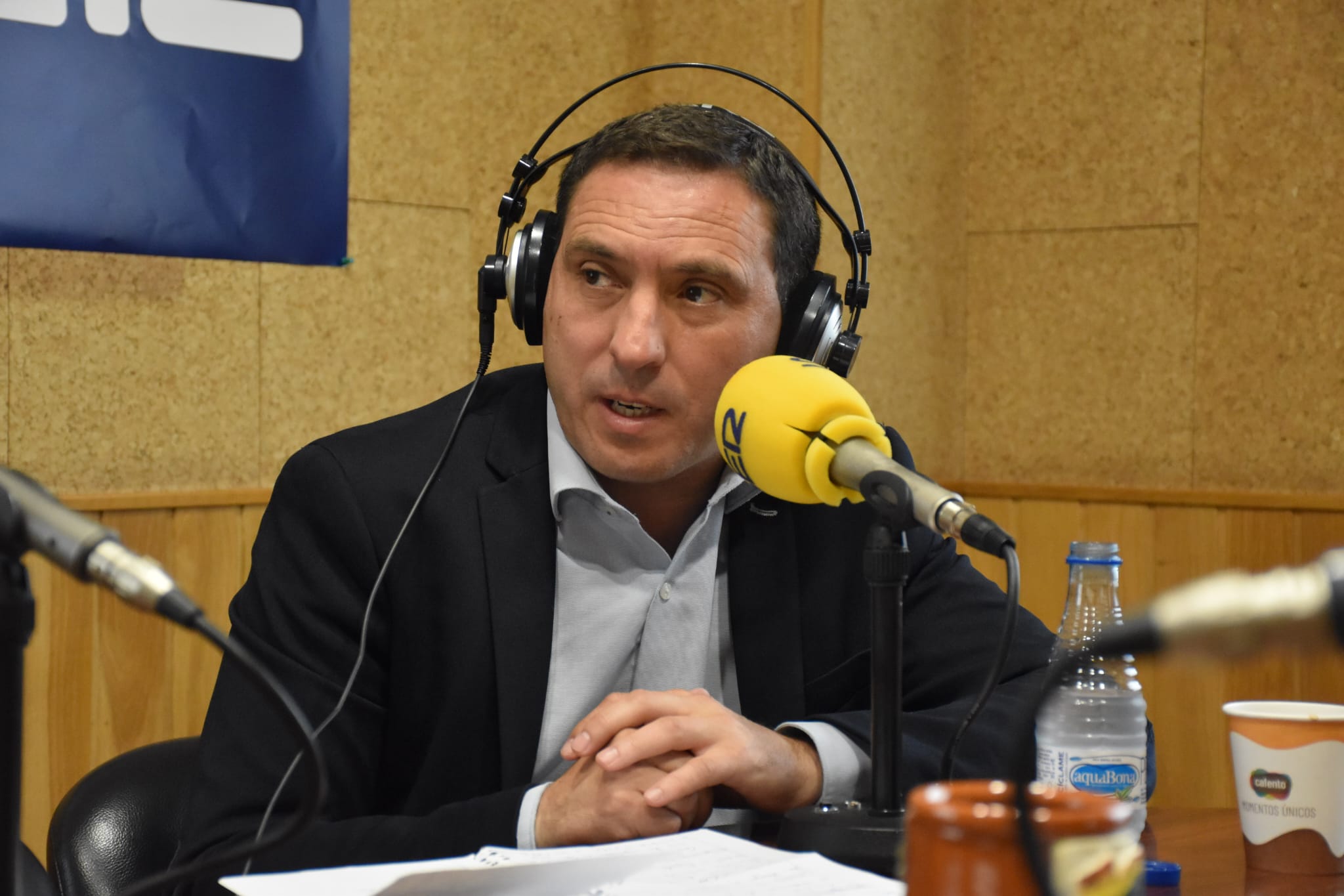 Álvaro Martínez Chana durante una entrevista en SER Cuenca