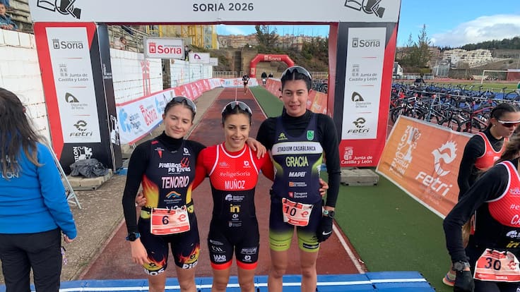 Marina Muñoz (Duatleta Internacional) - Marina Muñoz capitanea a un gran Deporama Triatlón Soriano compitiendo en casa
