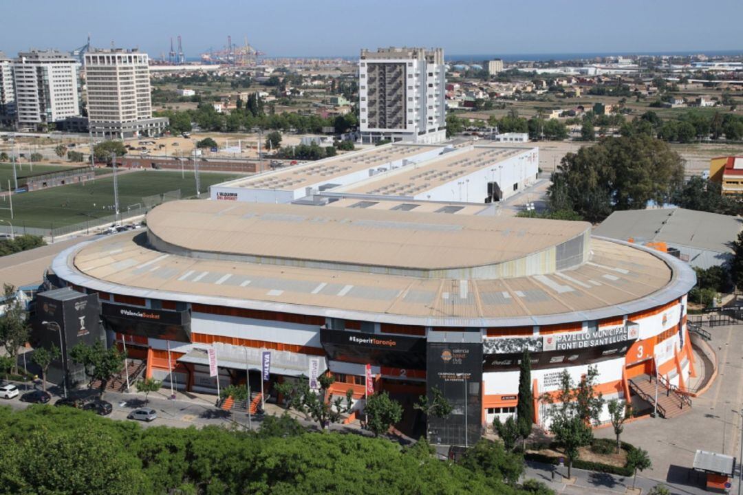 Pabellón de la Fonteta y L&#039;Alqueria del Basket.