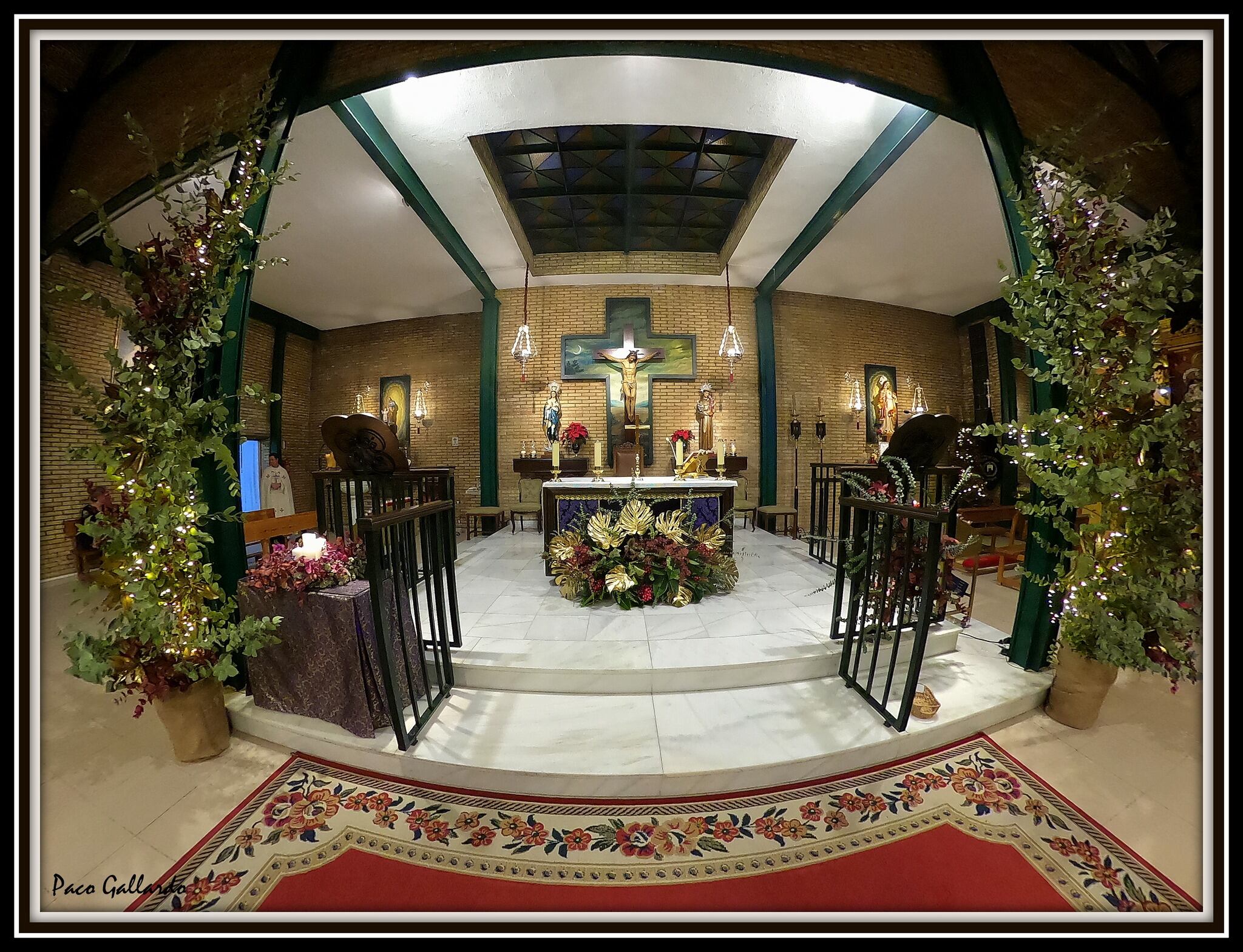 Decoración navideña en la Parroquia de San Antonio de Padua