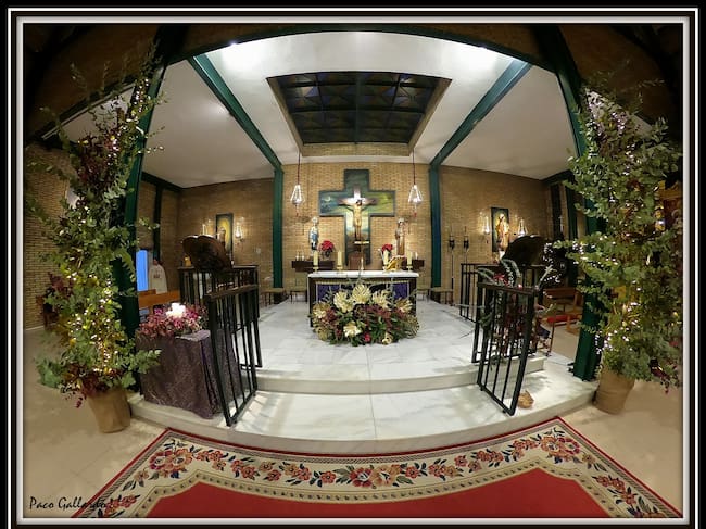 Decoración navideña en la Parroquia de San Antonio de Padua