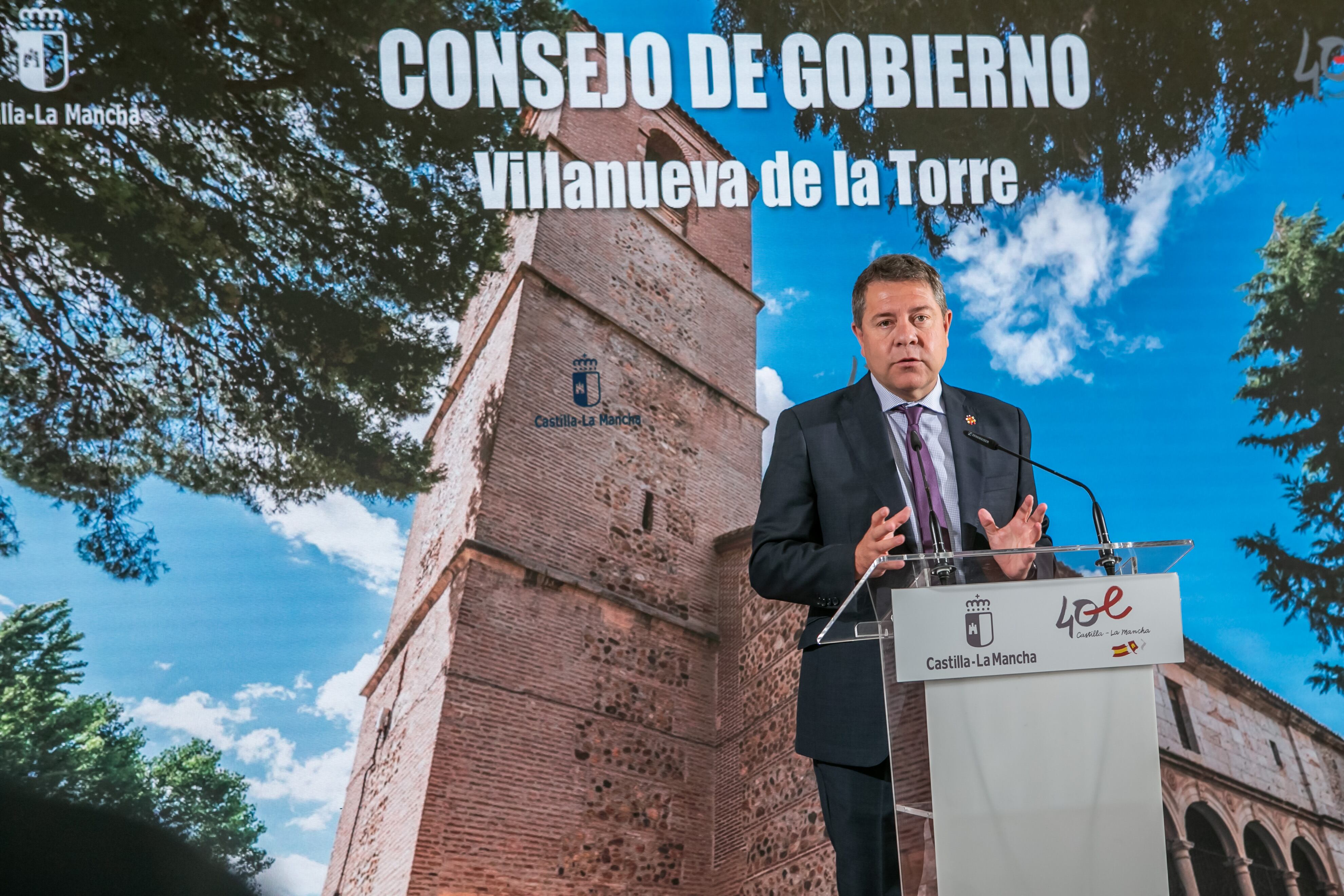 Consejo de Gobierno celebrado en Villanueva de la Torre