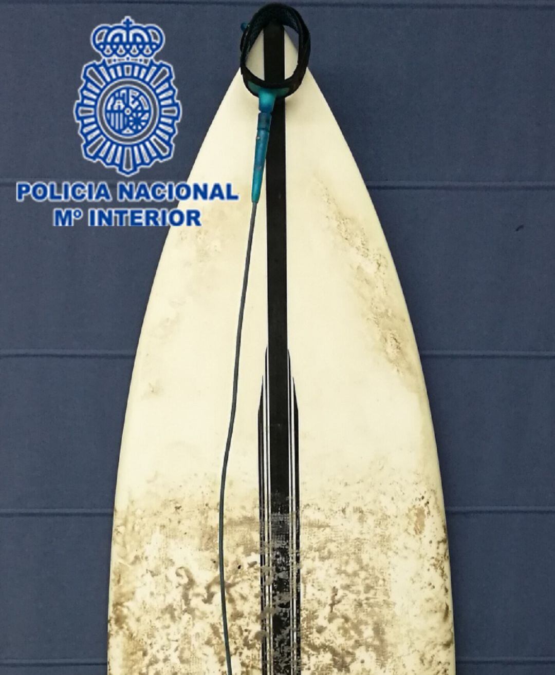 Tabla de surf sustraída.