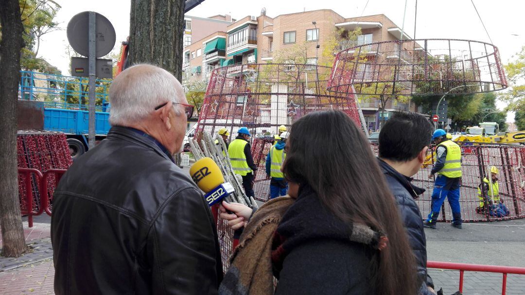 A pie de calle Madrid Oeste 22-11-2018 – Preparativos para Navidad