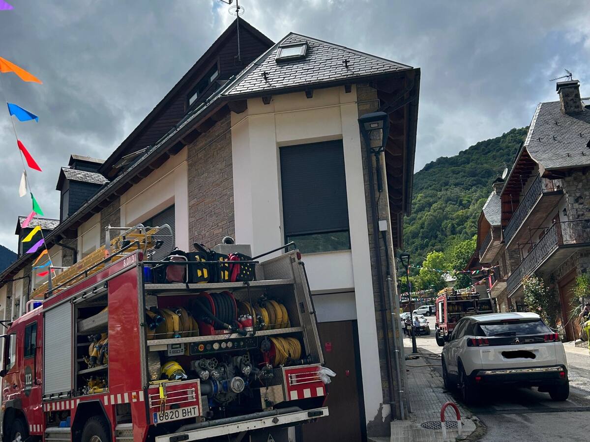 Consternació a Bossòst per la mort d'un nen en un incendi en un habitatge en ple centre urbà