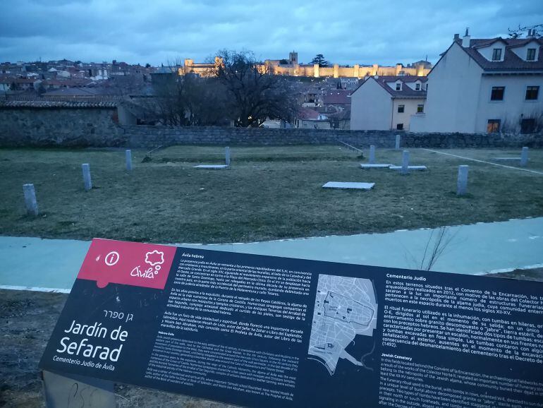 Cementerio judío en la zona norte de la capital