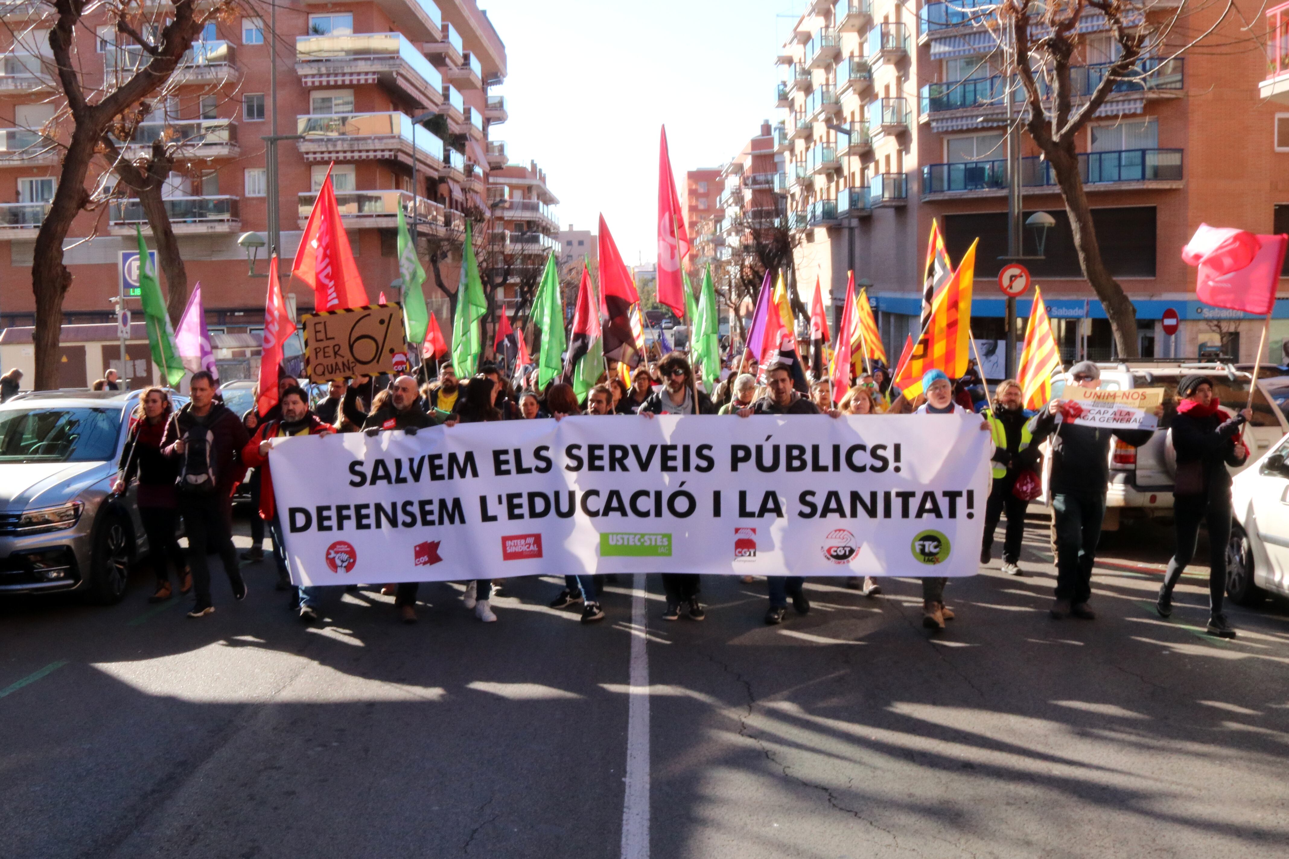 Moment de la manifestació