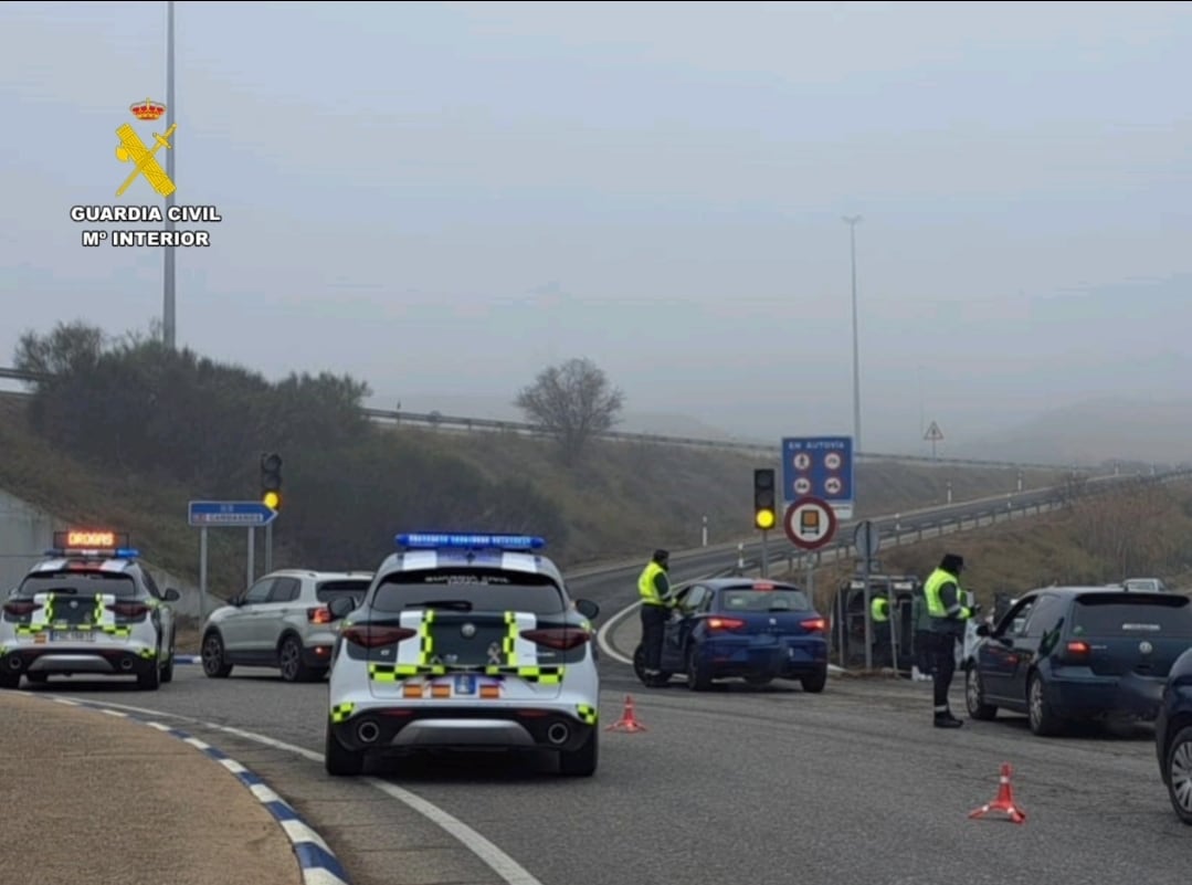 Control de la Guardia Civil de Fraga